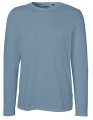Heren T-shirt Neutral Long Sleeve Dusty Indigo